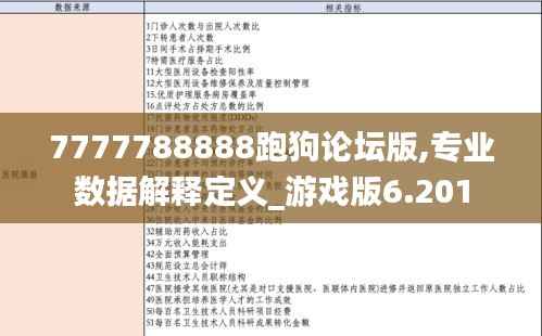 7777788888跑狗论坛版,专业数据解释定义_游戏版6.201