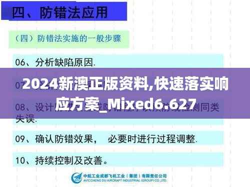 2024新澳正版资料,快速落实响应方案_Mixed6.627