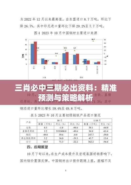 三肖必中三期必出资料：精准预测与策略解析