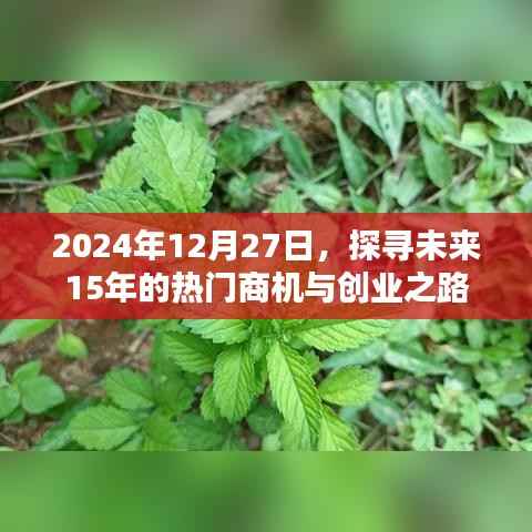 未来十五年热门商机与创业之路探寻,2024年展望