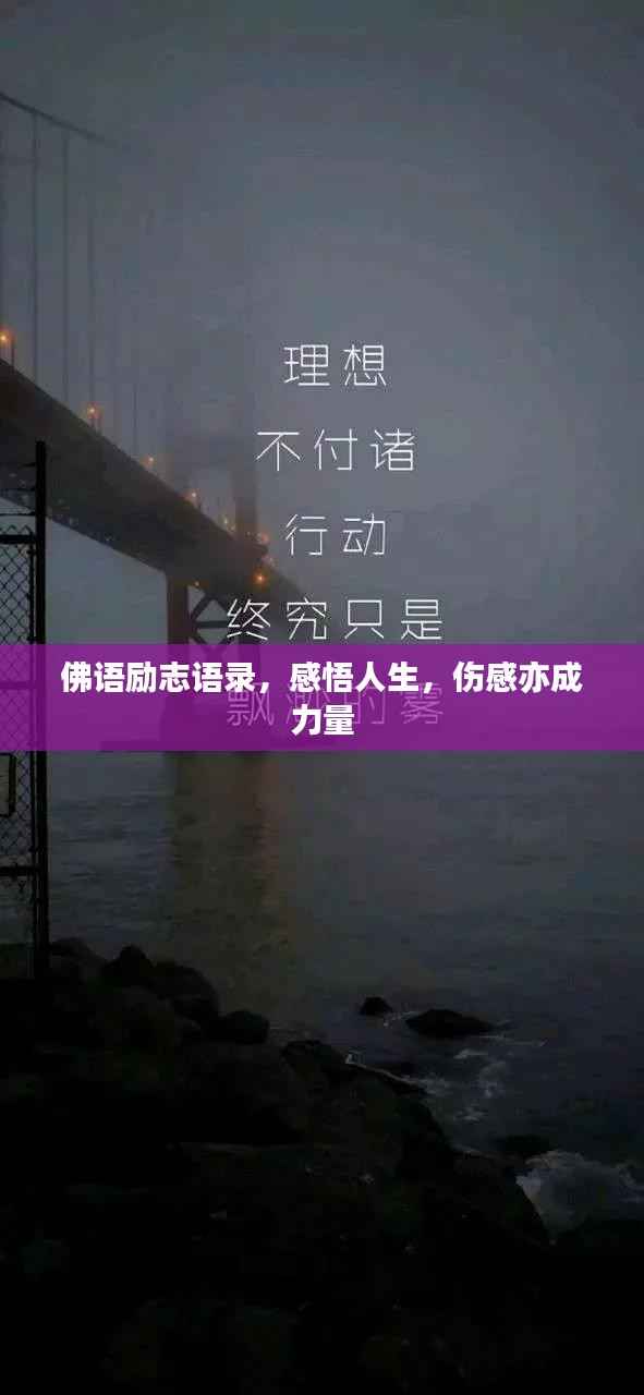 佛语励志语录，感悟人生，伤感亦成力量