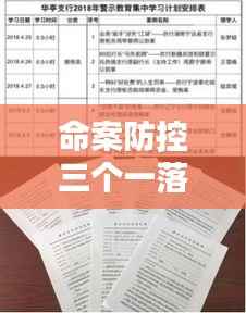 命案防控三个一落实情况,三个一案警示教育心得体会