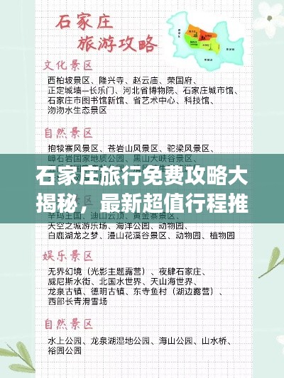 石家庄旅行免费攻略大揭秘，最新超值行程推荐！